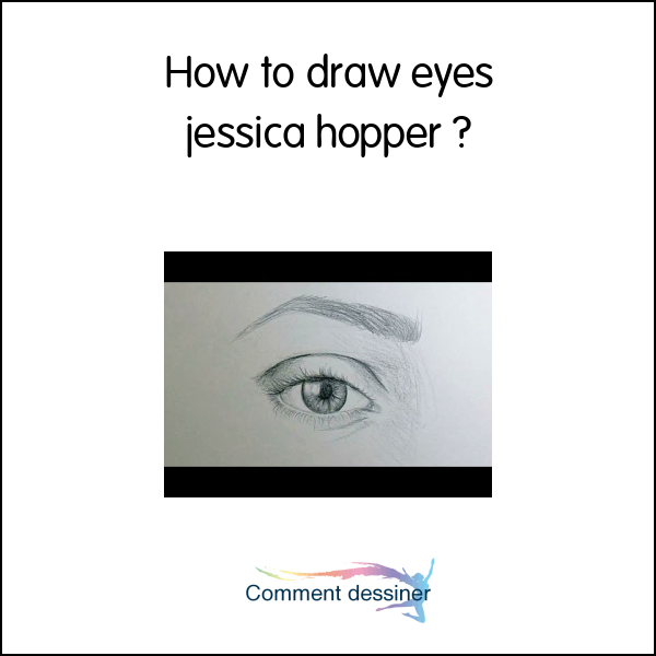 How to draw eyes jessica hopper